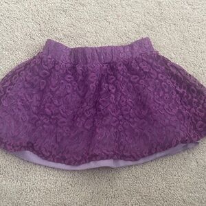 Piper Purple Lace Skort for Kids